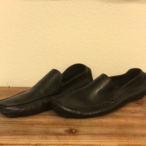 Leather dress shoes